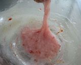 ＊簡単美味＊カルピス苺もち作り方3写真