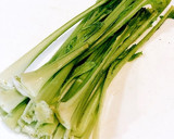 捨てないで！カブの茎のごま油炒め作り方1写真