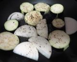 なすと玉ねぎのみそだれ漬け作り方1写真