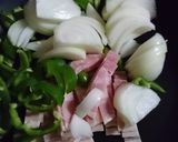焼きソバでナポリタン作り方1写真