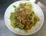 牛肉と水菜の焼肉サラダ作り方5写真