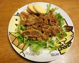 牛肉と水菜の焼肉サラダ作り方6写真