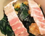 電子レンジでベーコンほうれん草作り方1写真