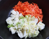 3種のヒラタケ、ノビルのムカゴの野菜炒め作り方5写真