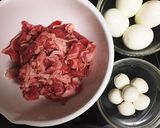 牛佃煮風しぐれ（卵入り）♡お弁当に作り方1写真