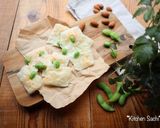 レンジで簡単！枝豆チーズせんべい作り方3写真