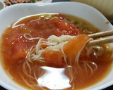 和風だしのホールトマトそうめん作り方14写真