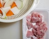 「かんたん黒酢」で黒酢酢豚作り方1写真