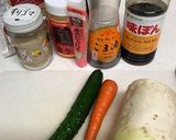 千切り野菜をモリモリ食べよう☆海苔サラダ作り方1写真
