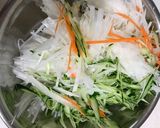 千切り野菜をモリモリ食べよう☆海苔サラダ作り方4写真