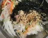 千切り野菜をモリモリ食べよう☆海苔サラダ作り方5写真