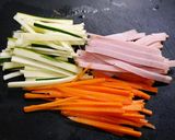 簡単！ズッキーニの炒り卵作り方1写真