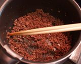 焼肉のたれで簡単！牛そぼろ丼作り方3写真