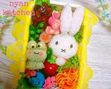 『ミッフィーとカエルさん♡』キャラ弁♡作り方12写真