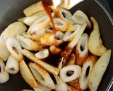 簡単!じゃがちくわ炒め~焼肉味~作り方4写真