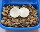 キャラ弁 ポケモン そぼろ モクロー作り方4写真