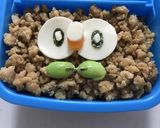 キャラ弁 ポケモン そぼろ モクロー作り方7写真