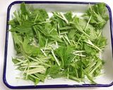 (サラダ)水菜 トマト 豆腐 じゃこ作り方1写真