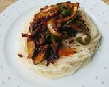 汁なしカレー辣油そうめん作り方5写真