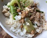 納豆とマーボーレタスのご飯作り方3写真