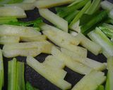 小松菜とじゃが芋のニンニク炒め♪作り方4写真