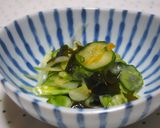 きゅうり・キャベツとワカメの酢の物♪ゆず作り方6写真
