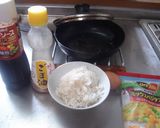 最速のミックスベジタブルの焼き飯作り方1写真
