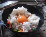 最速のミックスベジタブルの焼き飯作り方11写真