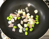 枝豆ベーコンチーズ卵☆スクランブルエッグ作り方5写真