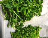豆苗の中華風卵とじ作り方1写真
