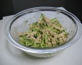 簡単☆バンバンジー風サラダ作り方4写真