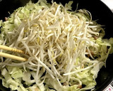 簡単節約♪もやしとキャベツのとんぺい焼き作り方2写真