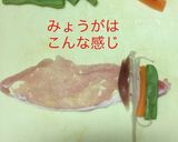 大葉と茗荷の肉巻き作り方5写真