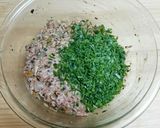 ゴボウ茶出がらし入りハンバーグ作り方3写真