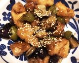 鶏肉とナスとピーマンの甘辛揚げ作り方7写真