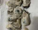 生牡蠣と舞茸のガーリック炒め作り方3写真