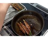 包んで焼く！アスパラバーグ★動画あり★作り方17写真