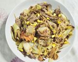 海鮮ホタテバター焼きそば作り方7写真