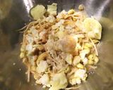 豆もやし卵じゃが芋のお焼ホットサンドパン作り方2写真