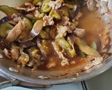 茄子と豚バラ肉の和風スパゲティ作り方6写真