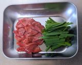 レバにら炒め作り方1写真