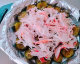 ＊なすの照り焼きふわふわカニカママヨ焼＊作り方3写真