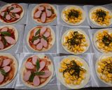 超簡単！♬ホットプレートで餃子の皮ピザ♬作り方2写真