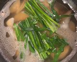 長芋とニラの味噌汁作り方6写真