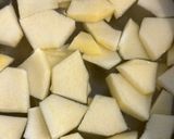 リンゴの彩りサラダ〜ハニーマスタード風味〜作り方1写真