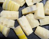 タケノコと厚揚げの煮物作り方1写真