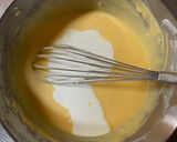 オレンジ抹茶バスクチーズケーキ♡作り方4写真