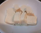 レンジで3分ー麺つゆ煮湯豆腐ー作り方2写真