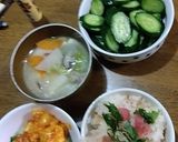 節約_タラコパスタソースの炊き込みご飯作り方3写真