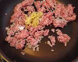 豚そぼろと赤しそ梅酢のとろろ和え作り方3写真